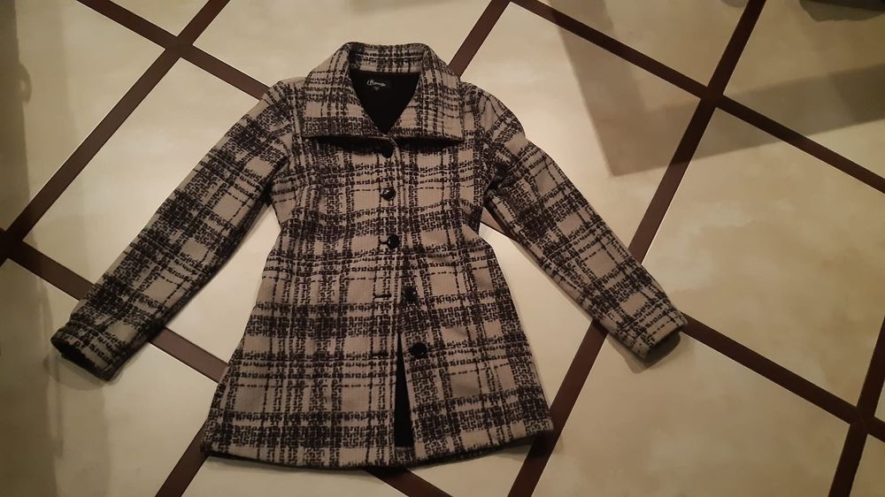 Płaszcz, kurtka przejściowa 38 krata