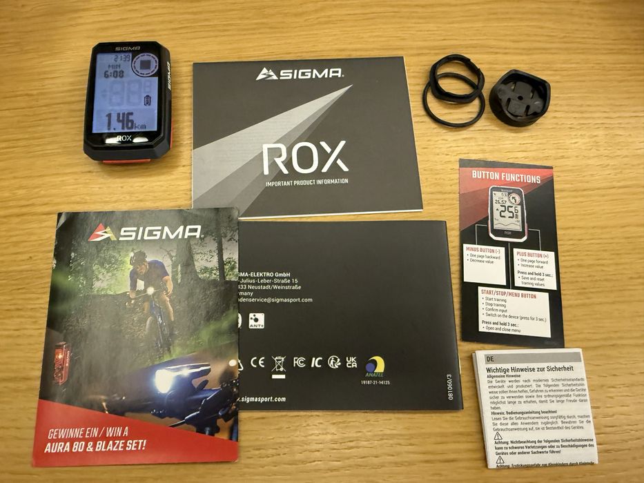 Licznik rowerowy Sigma ROX 4.0