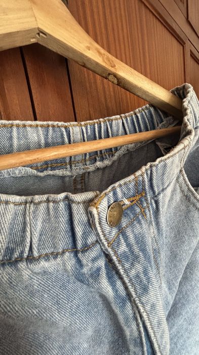 Calções de Ganga Shein - Cintura Elástica