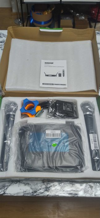 Microfone sem fio Shure GLXD4 sm58