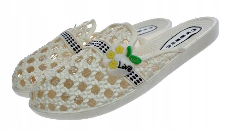 Klapki damskie meliski ercu idalne na basen plażę gumowe 5349 roz. 39