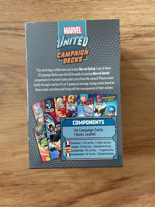 Marvel United Campaign Decks NOWY FOLIA KS Exclusive