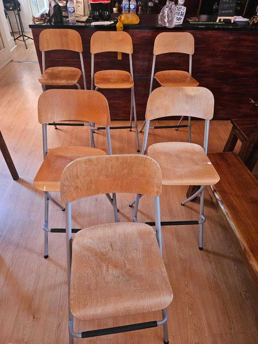 Bancos altos de Bar (Lote de 6)