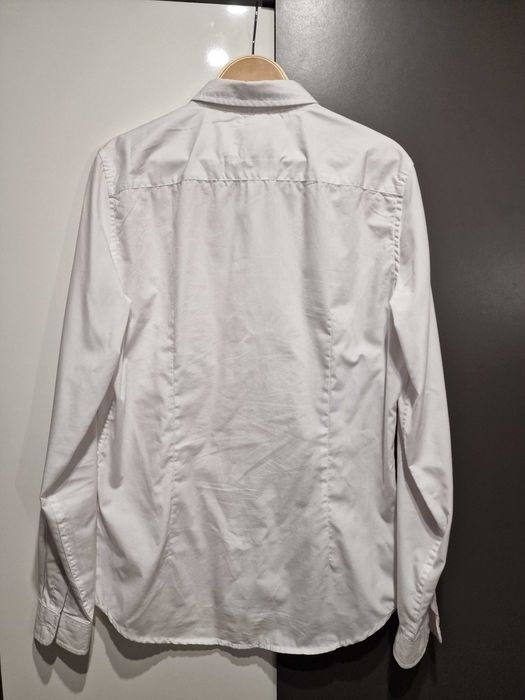 Męska koszula galowa biała r. s