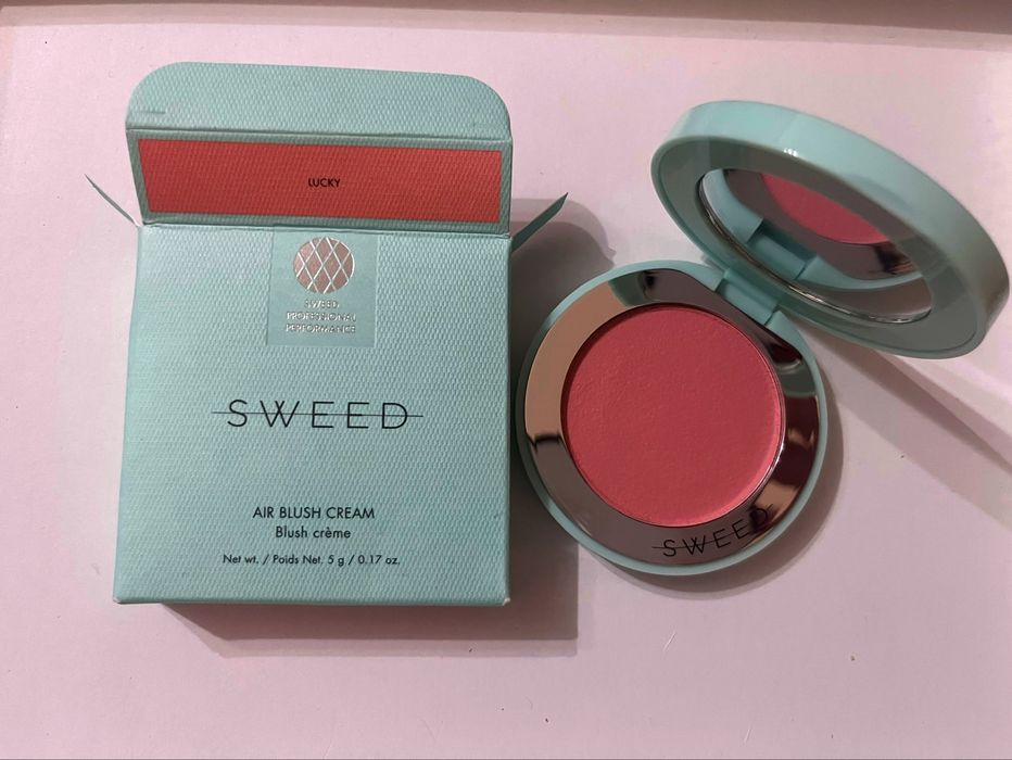 Sweed kremowy róż do policzków air brush cream, NOWY! kolor „lucky”