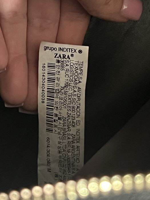 Шкіряна сумка Zara