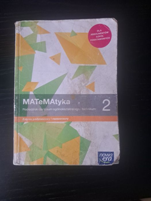 Podręcznik MATeMAtyka 2 zakres podstawowy i rozszerzony