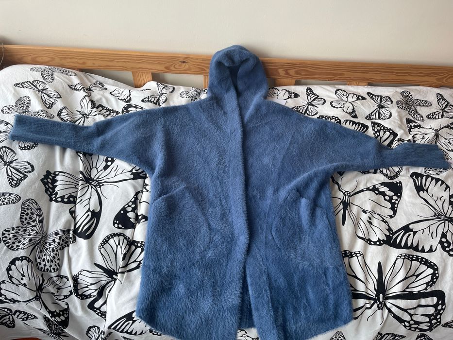 Płaszcz angora i welna