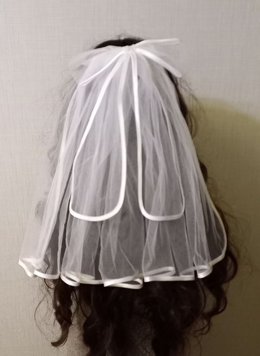 Фата для нареченої коротка