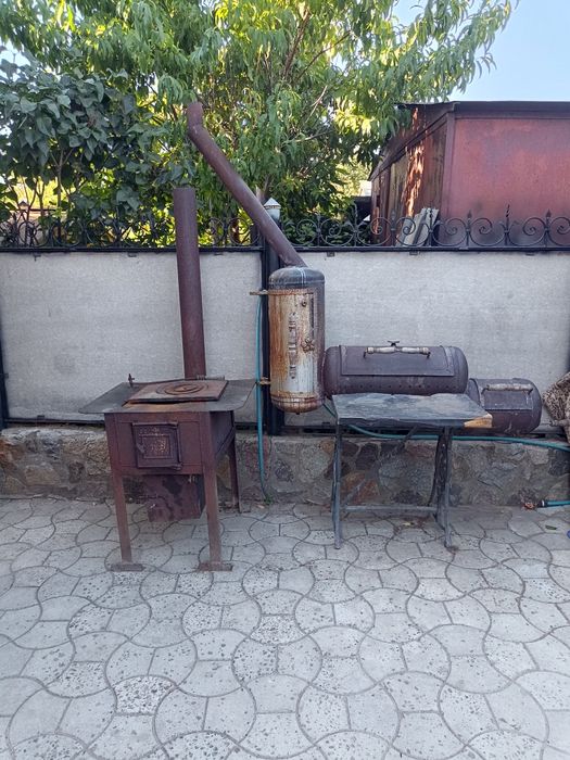 Мангал 3в1, піч під казан.