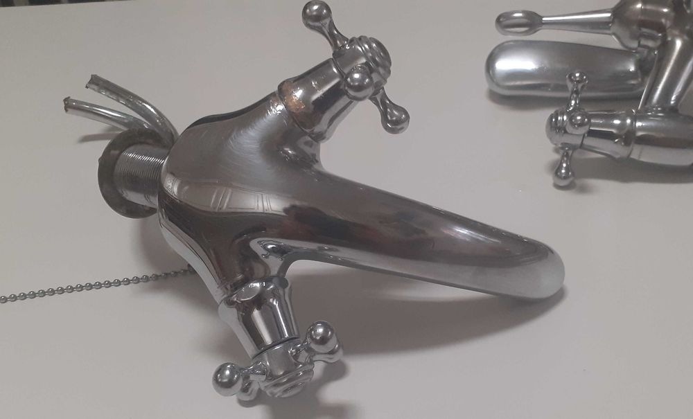 Conjunto Torneiras Roca Usadas (Lavatório, Bidé, Banho)