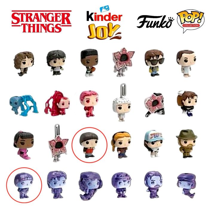 Фігурки Kinder Joy × Funko Pop | Stranger Things / Дивні Дива