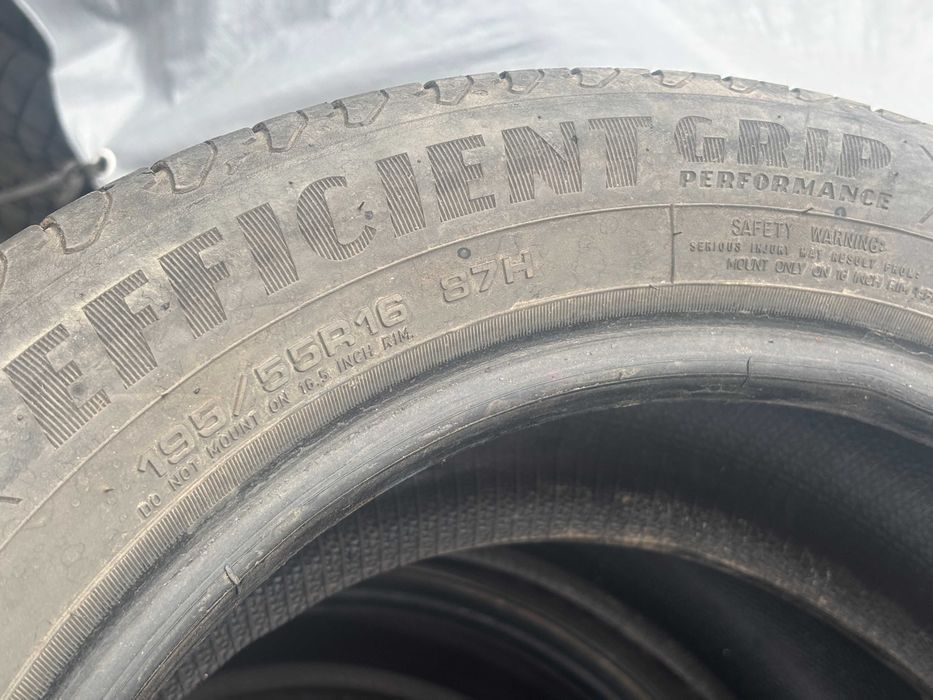 195-55-R16 GOODYEAR EFFICIENT GRIP = 2 штуки пара летней резины GERMANY 2022