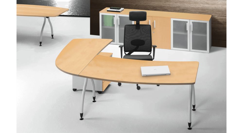 Mesa de reuniões 190x90 4 pés