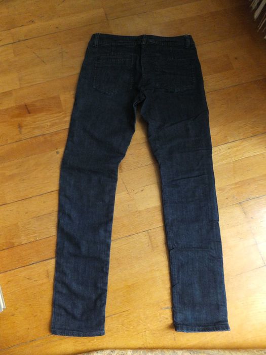 Spodnie H&M jeans denim ciemne granatowe rozmiar 36 długie