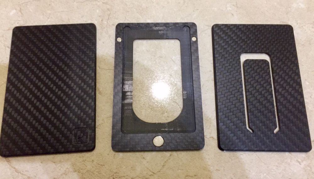 Porta cartões carteira Keplero Luxury Wallet Sp Edition Carbon new