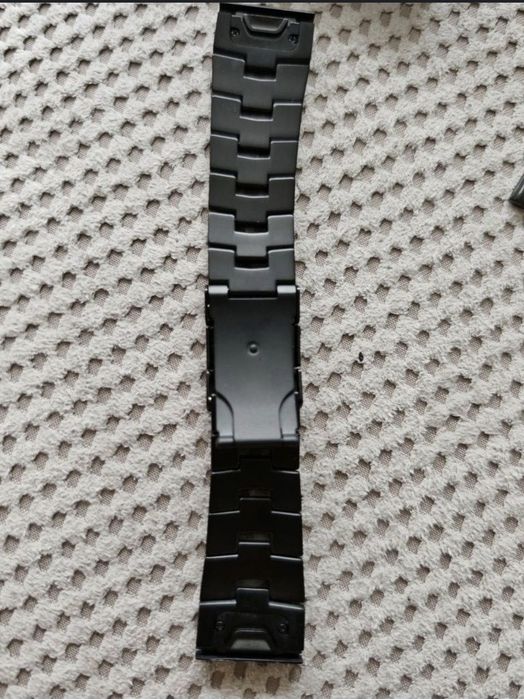 Bransoleta garmin 26 mm  mega jakość tytan czarny fenix 7x epix 51 f8