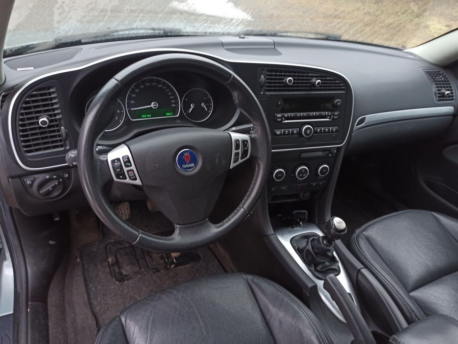 Saab 9-3 blenda kratka wentylacyjna kierownica aero przełączniki