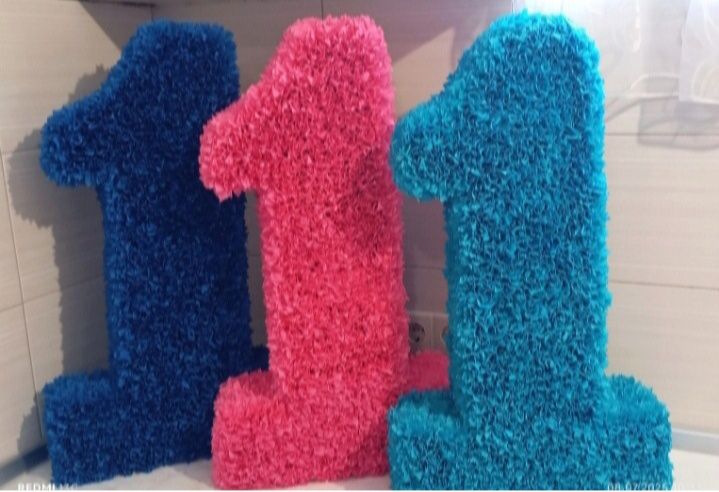 Цифра 1 обьемная