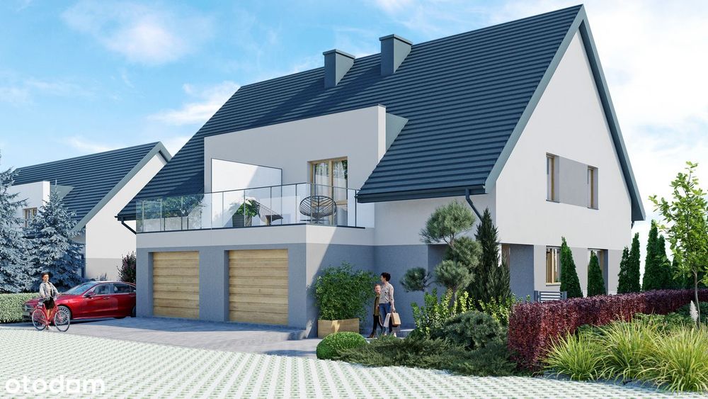 Dom wolnostojący pod ŁOMŻĄ tuż przy szkole! 122,61 m2, 5pokoi+salon