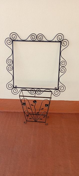 Decoração metal preto