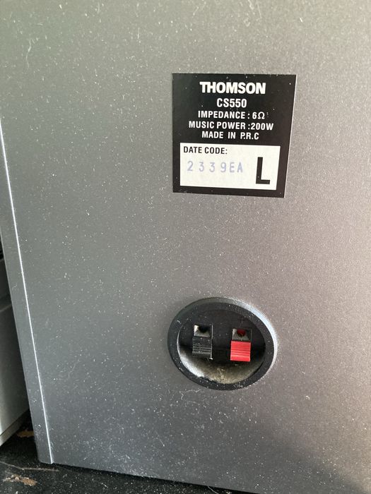 Thomson аудіо мінісистема CS550 Titanium Plated Woofer
