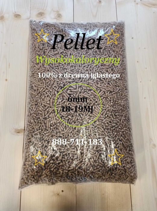 Pellet drzewny pelet iglasty 6mm świerk/sosna Transport winda-wózek !