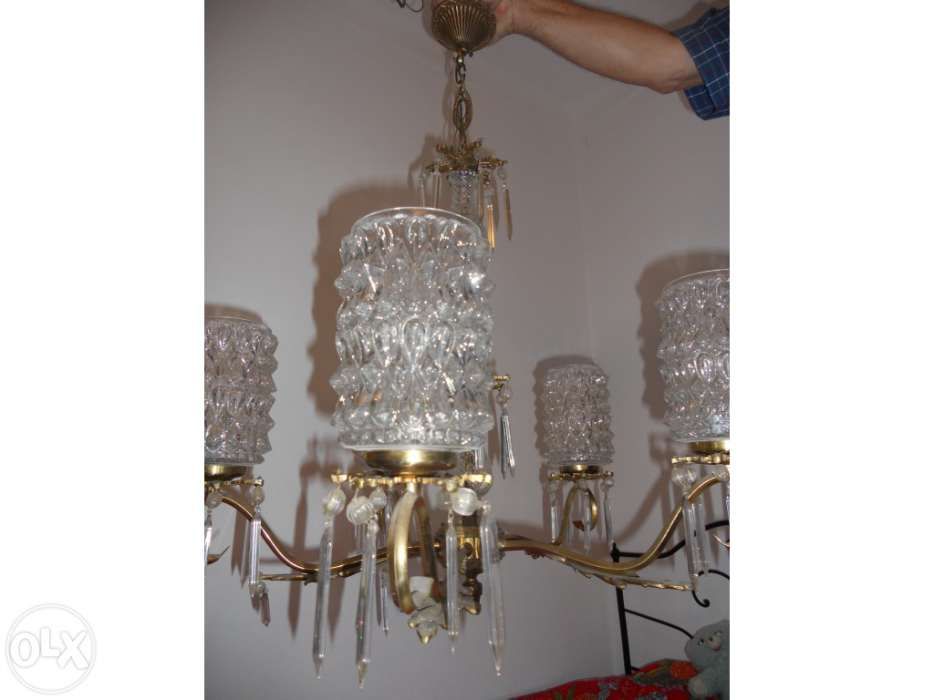 Candeeiro antigo vintage trabalhado impecável