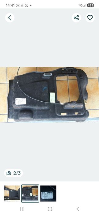 Boczek bagażnika vw golf6 cabrio