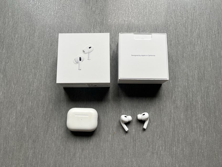 Apple AirPods Pro 2 – Pełen zestaw, Sprawne w 100%