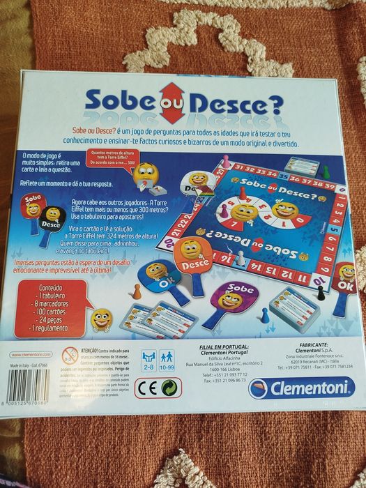 Jogo Sobe ou Desce