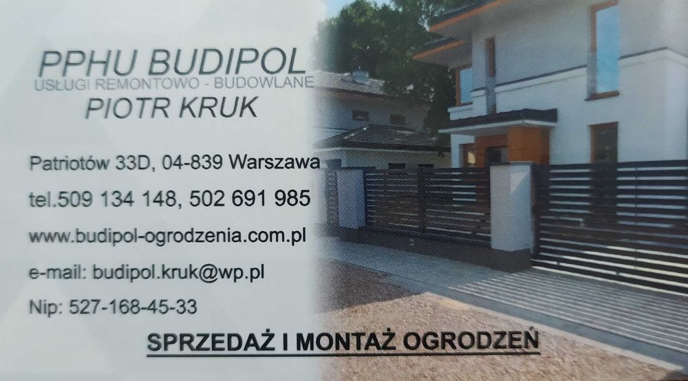 Słupek 260cm, 60x40x2mm,  ocynk+RAL, zaślepka Gratis