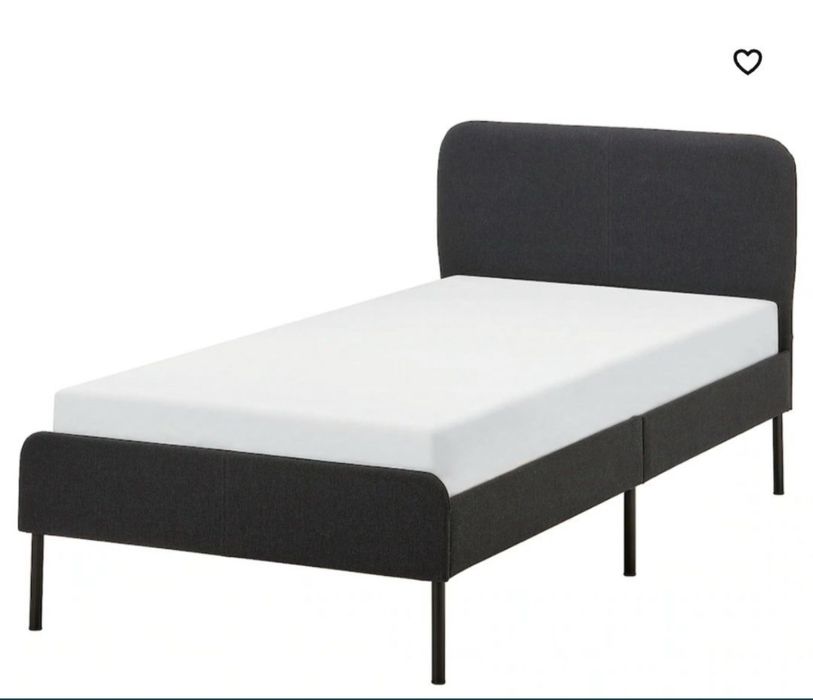 Cama solteio ikea com colchao