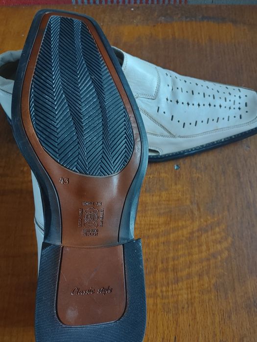 Туфлі літні шкіряні