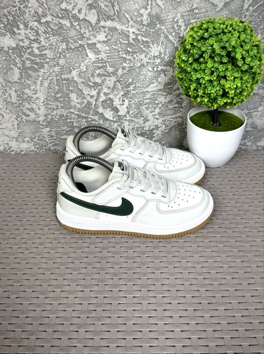 Nike Air Force 1 кроссовки 33 размер детские кожаные спортивные белые