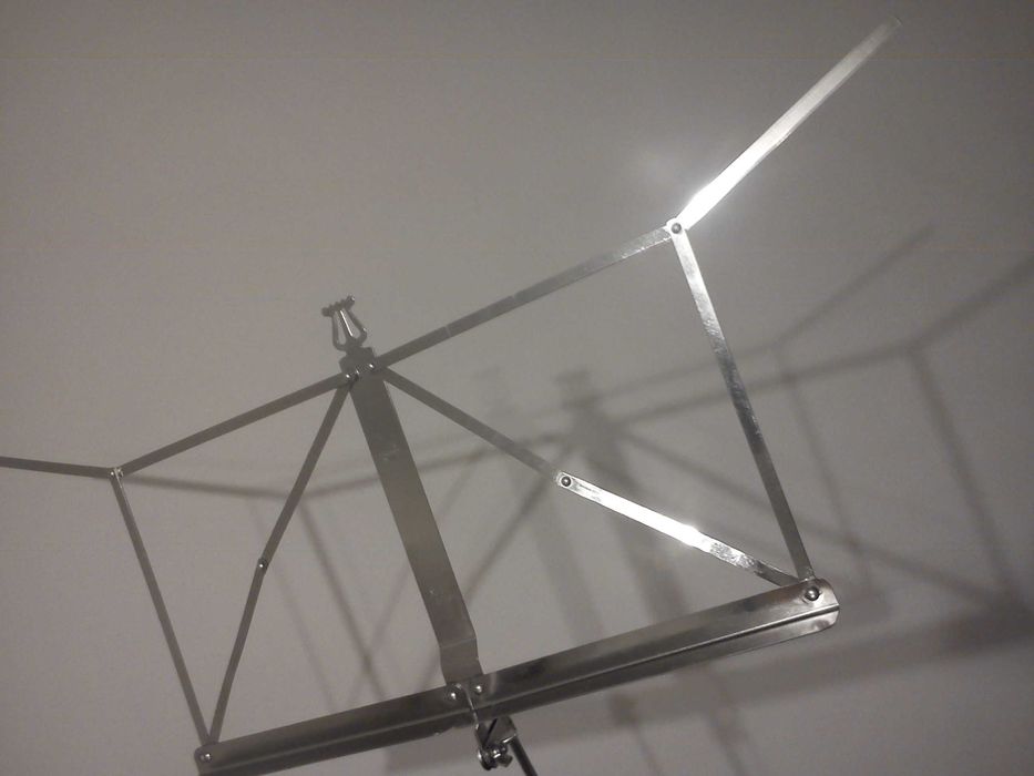 statyw K&M na nuty obraz 140/34 chrom stal nierdzewna regulowany