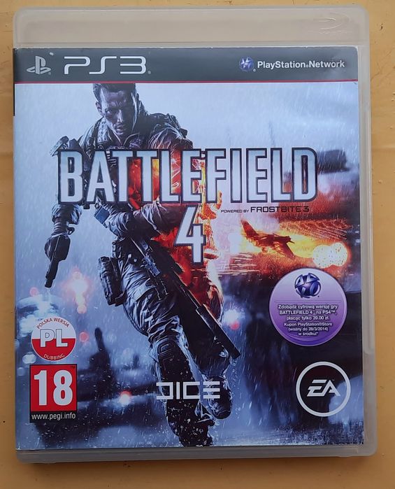 Battlefield 3 i 4 PS3 Polskie wydanie dubbing dwie gry