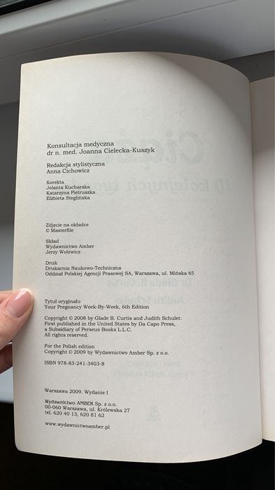 Książka o ciąży Ciąża 40 kolejnych tygodni