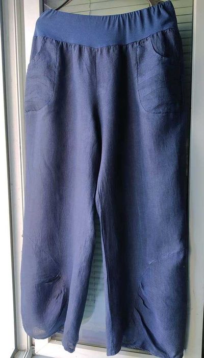 Брюки штани лен  бохо   Италия лляні  розм 48-50-52