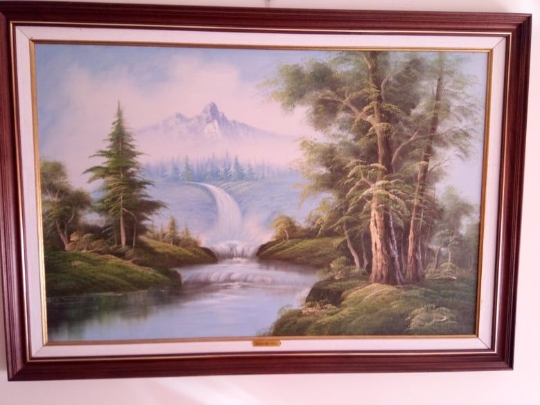 Tela pintada a óleo - 103 x 73 cm