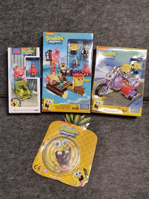 Klocki Spongebob Mattel MegaBloks Burger figurki zabawki KupMiChceTo