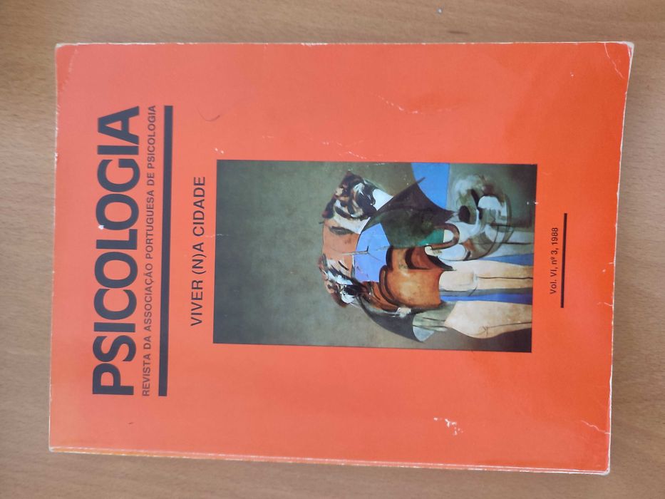 Livro de Psicologia. Revista da associação portuguesa de psicologia