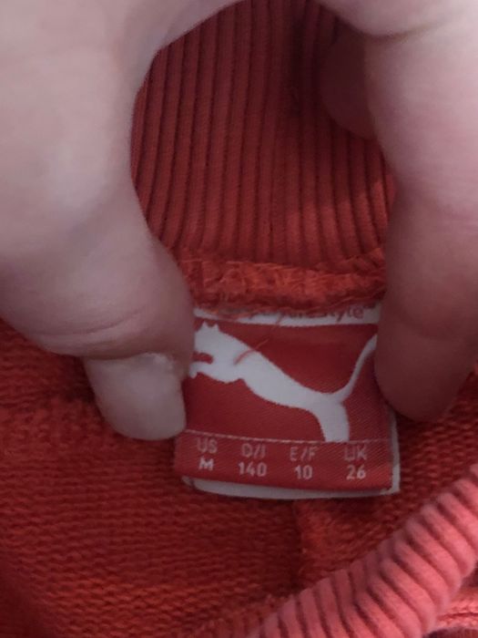 spodnie czerwone puma