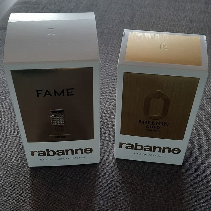 Rabbane eau de perfum intense FAME pudełko