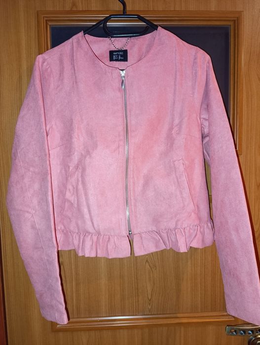 Kurteczka/ ramoneska zamszowa damska