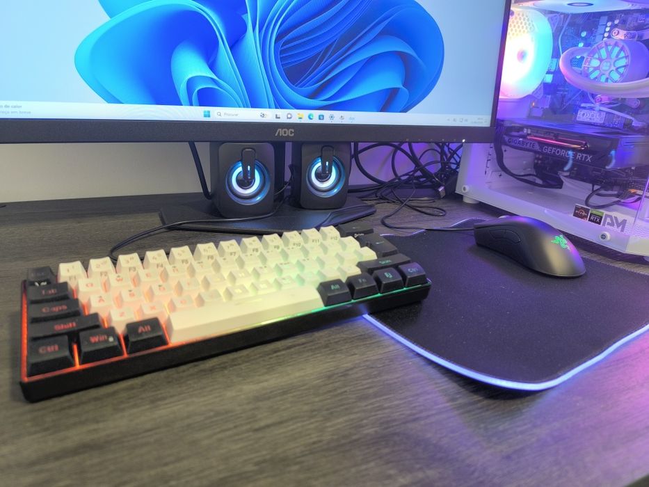 Pc R5 5050RTX + Ecrã + Periféricos 3x Sem Juros