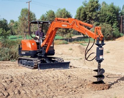 Послуги міні екскаватора ямобур гідромолот
