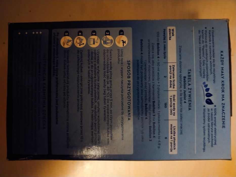 Nowe opakowaniemleka Bebilon Advance Pronutra 4  1000g
