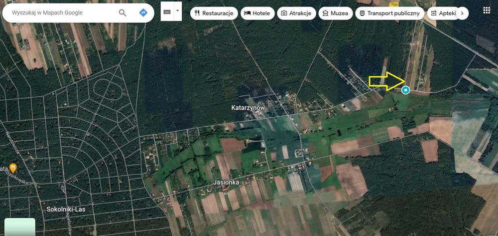 Działka budowlana 792 m2 - Katarzynów gm. Ozorków
