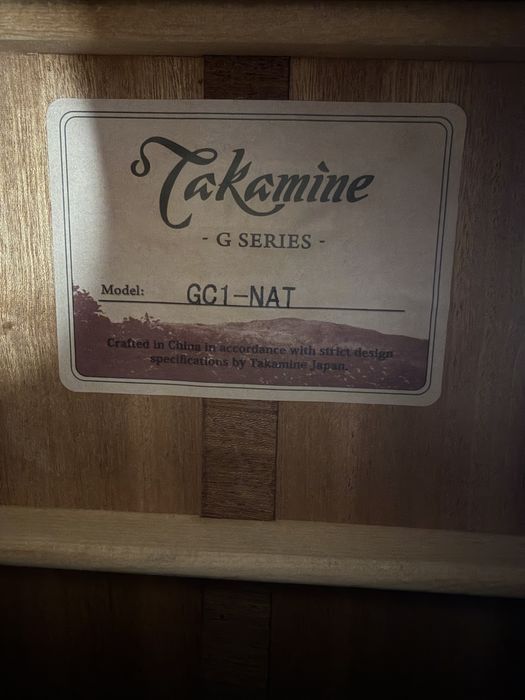 Gitara klasyczna Takamine G Series - stan bardzo dobry bo